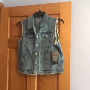 NWT ladies jean vest